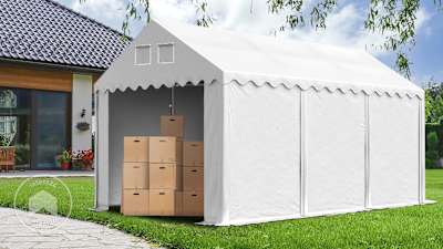 Tente de stockage comme garde-meubles