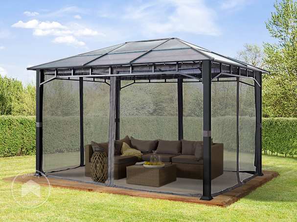 Tonnelel de jardin 3x4 avec moustiquaire