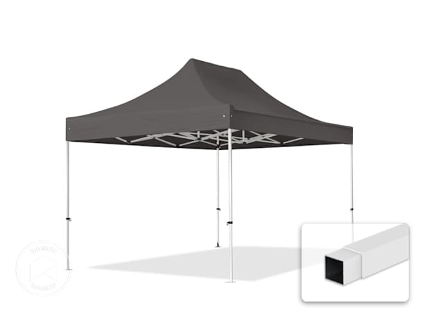 Tonnelle pliante 3x4 grise