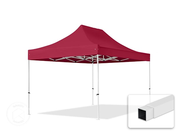 Tonnelle pliante 3x4 rouge