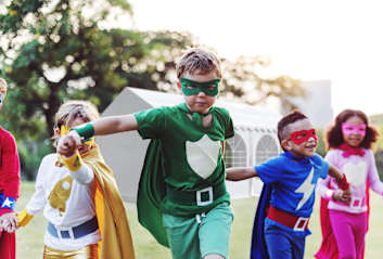 Anniversaire enfant dans le jardin
