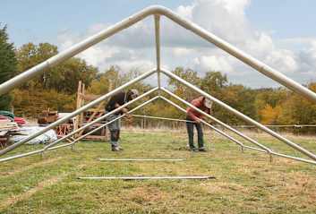 Permis de construire pour une structure démontable