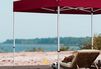 Tonnelle pliante comme protection abri de plage