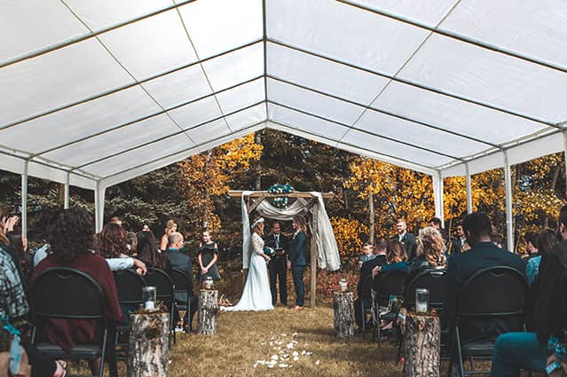 Tente tonnelle chapiteau 3x6 metres pour reception, mariage, fetes