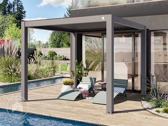 Une pergola aluminium solide et résistante