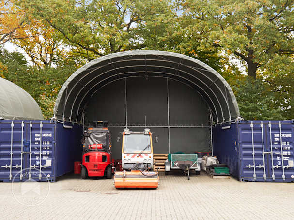 Paroi arrière pour abri sur container