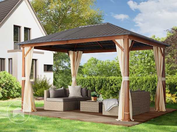 Tonnelle de jardin en aluminium