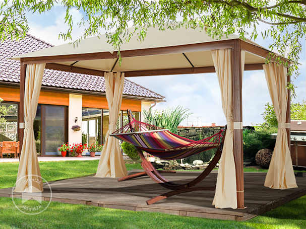 Un toit flexible en toile pour une protection estivale