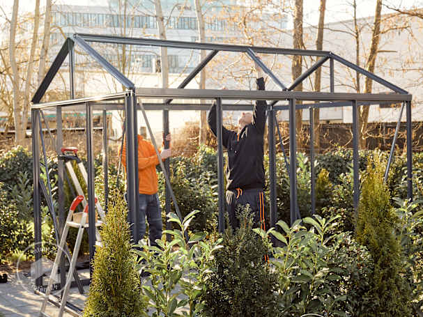 Montage de la serre de jardin