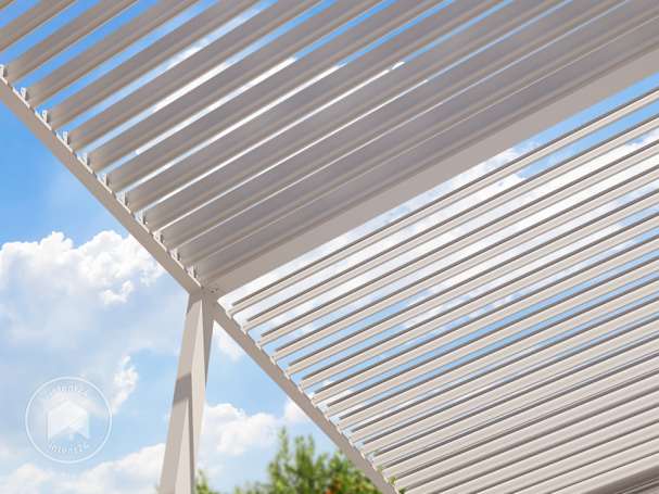 Une pergola à lames orientables bioclimatique 3x6