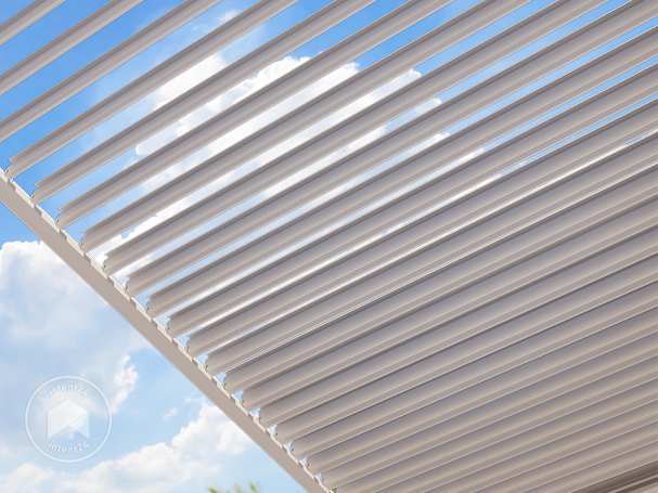 Toit pergola 4x4 à lames