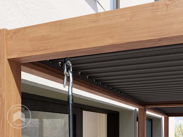 Pergola aluminium avec lames orientables