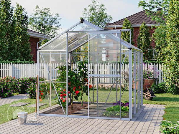 Petite serre en verre