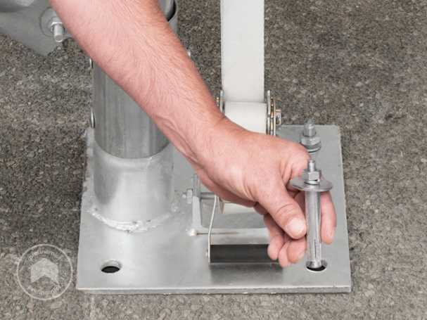 Kotwiczenie hali do podłoża