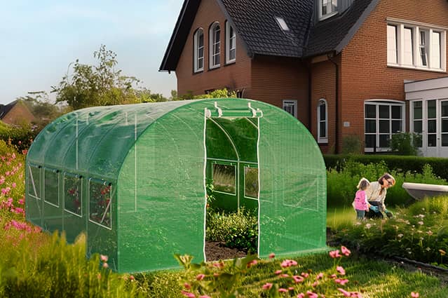 Kerstversiering buiten