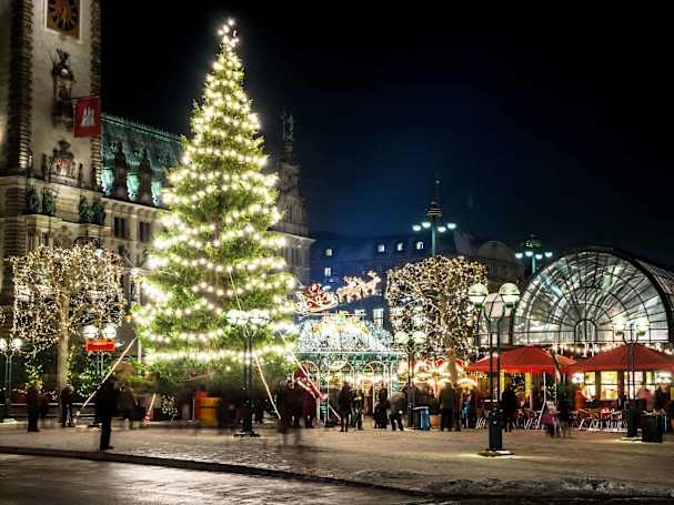 Kerstmis in Hamburg