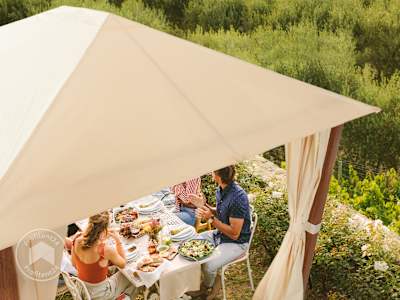 tuinpaviljoen forest hout look premium