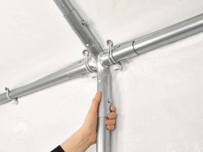 Frame van stalen, ronde buizen