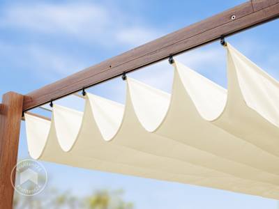 Pergola Classic met harmonicadoek
