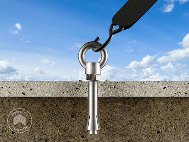 Bodembevestiging - beton anker voor garagetent