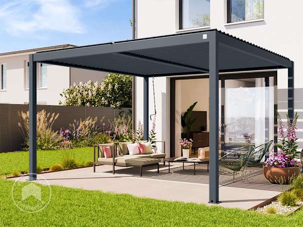 4x4 pergola in antraciet