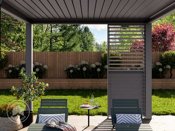 Eendelig lamellenwandpaneel