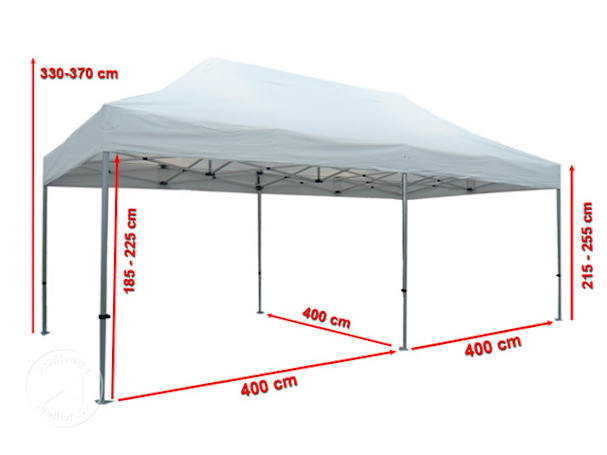 Easy up partytent 4x8 afmetingen