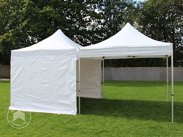 Verbindingsgoot tussen easy up partytenten