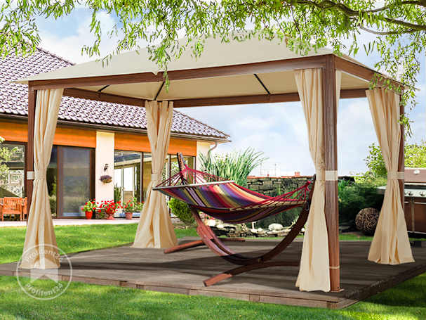 tuinpaviljoen forest rechthoekig 3x4m