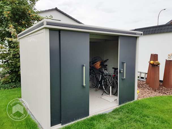 Een veilig fiets schuurtje in de tuin