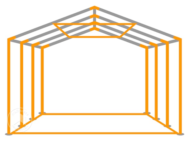 Extra stevige partytent