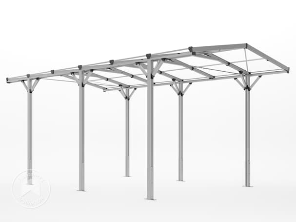 Een carport bouwen is eenvoudig met ons bouwpakket