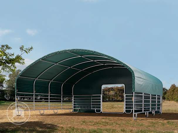Schuilstal tent voor paard of pony