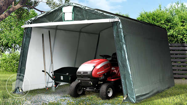 Eine Zeltgarage in der Landwirtschaft einsetzen