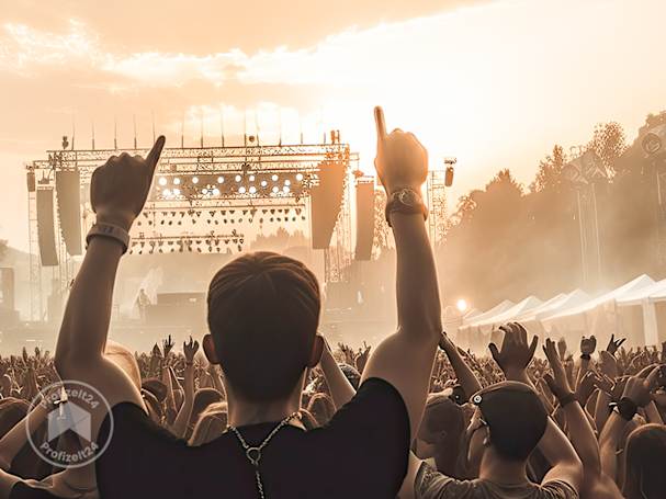 Im Sommer auf ein Festival mit Freunden gehen