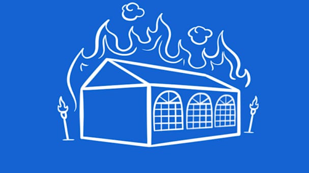Ein feuersicheres Partyzelt kaufen