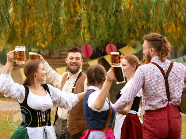 Viel Stimmung auf dem Oktoberfest im Garten