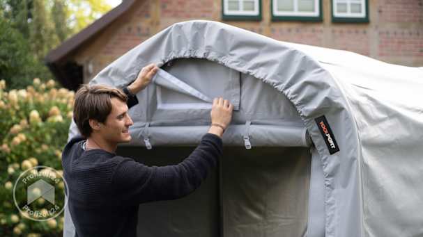 Eine mobile Zeltgarage kaufen