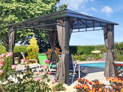 Eleganter Pavillon 3x4 m für den Garten