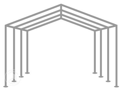 Zeichnung eines Standard Partyzelt-Gestänges