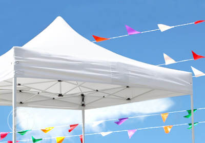 Der Faltpavillon 4x4 m aus Stahl