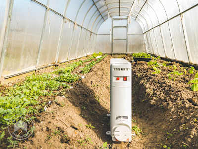 Das Gewächshaus elektrisch beheizen