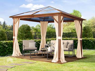 Ein naturverbundener Forest Deluxe Gartenpavillon