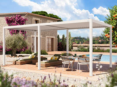 Eine stabile Pergola 3x6 m Stahl & Aluminium kaufen