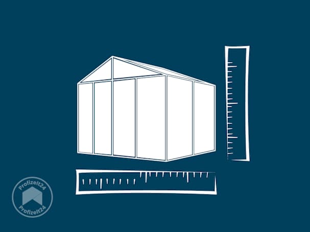 Die vorgegebene 6 m Firsthöhe nicht überschreiten