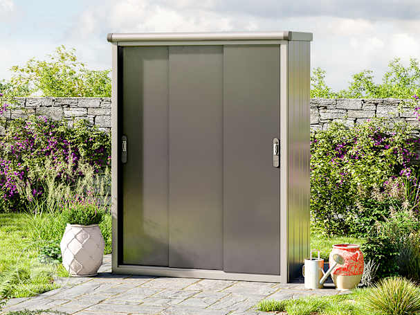 Einen wetterfesten Gartenschrank in Anthrazit kaufen