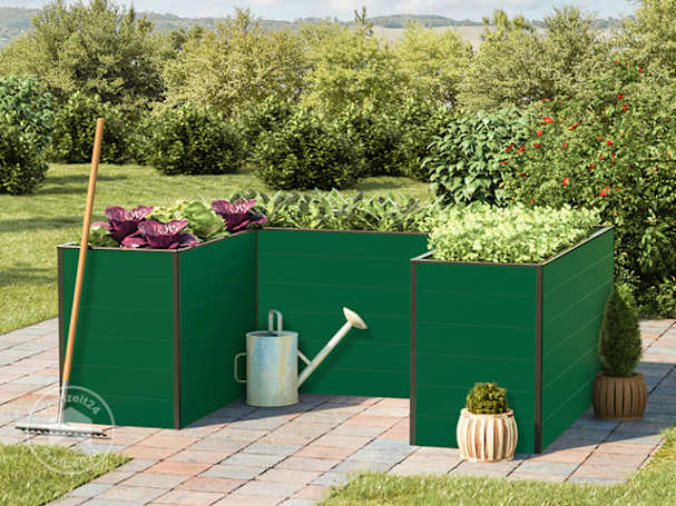 Ein stabiles Kräuterhochbeet in Grün kaufen