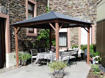 Mit dem Gartenpavillon die Terrasse überdachen
