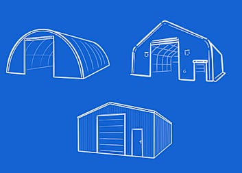 Lagerhallen im Vergleich