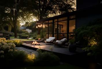 Moderne Gartengestaltung 